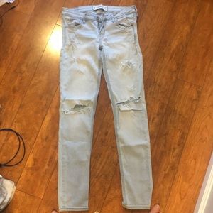 Hollister ripped jeans